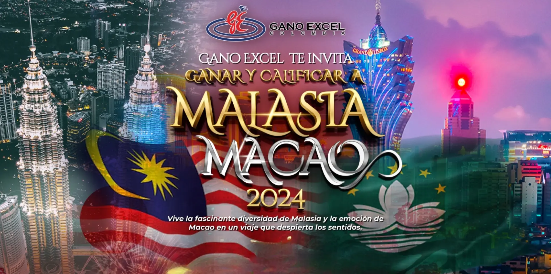 Viaje a Malasia Macao - Gano Excel 2024